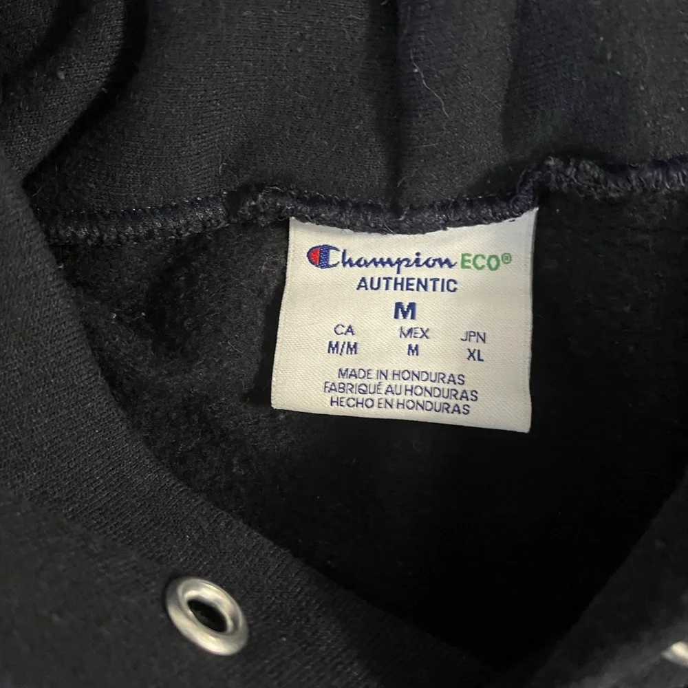 Champion Men's Blue Hoodie Size M - Picture 3 of 4